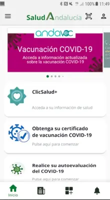 Salud Andalucía android App screenshot 1